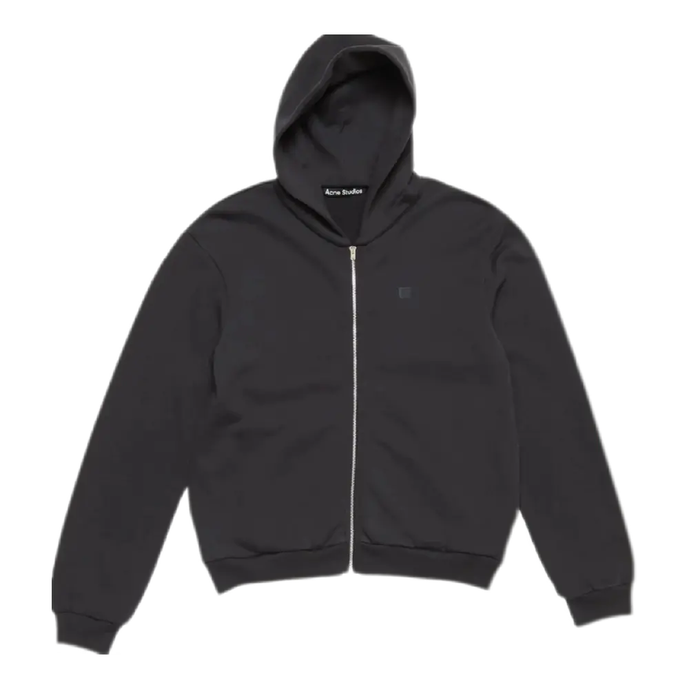 Black Zip-Up Hoodie
