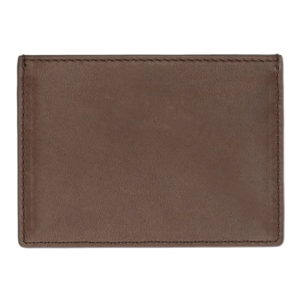 Brown Calfskin Card Holder – Luxury Leather Accessory