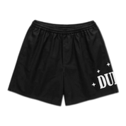 Duke Plus Black Cotton Ripstop Shorts