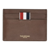 Brown Calfskin Card Holder – Luxury Leather Accessory