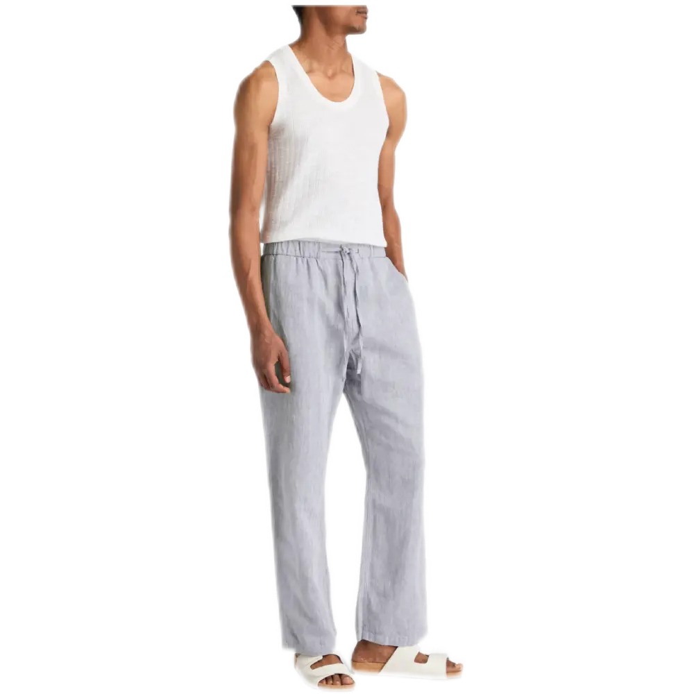 Rocha Herringbone Drawstring Pants