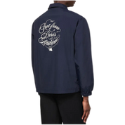 The Slogan Jacket – Navy