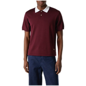 Sun Polo Sweater in Bordeaux – Refined Wool Knitwear