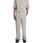 Double-Faced Straight-Leg Track Pants