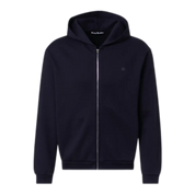Face Cotton Jersey Hoodie – Navy Blue