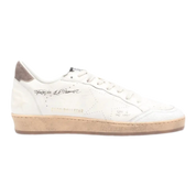 Ballstar Leather Sneakers - White/Grey