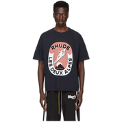 Black 'Les Deux Alpes' T-Shirt