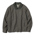 Zip-Up Short Blouson – Relaxed Fit Jacket with Corduroy Detail