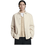 Relaxed Denim Utility Overshirt – Organic Cotton Workwear Style