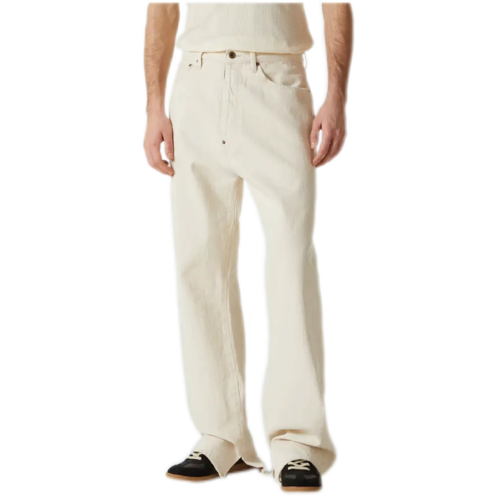 Buckle Jeans – Mid-Rise, Ecru, 100% Cotton