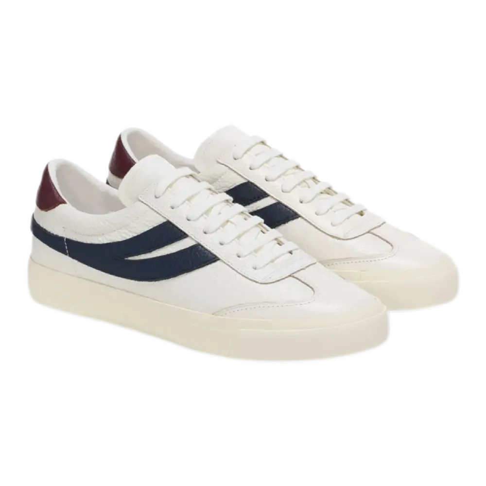 Club S Swallow Sneakers – White Leather Unisex Tennis Shoe