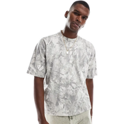 Cream Camo Stretch T-Shirt – Relaxed Fit