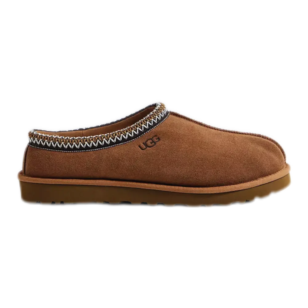 Tasman Slippers – Chestnut Suede with Sheepskin Lining