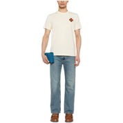 Logo-Patch Jeans – Cerulean Blue