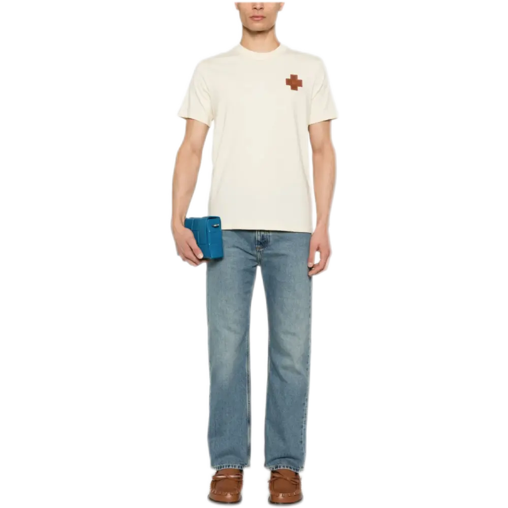 Logo-Patch Jeans – Cerulean Blue
