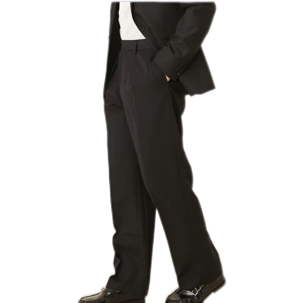 Wide Leg Dress Pants – Black, Tailored & Pleated