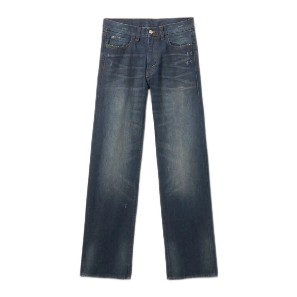Low Waist Regular Straight Jeans