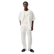 Dna Aloe Linen Trousers - Off-White