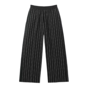 Striped Loose Cotton Pajama Trousers – Relaxed Fit