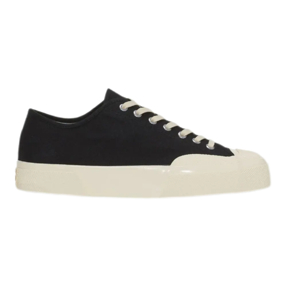2432 Works Low Sneakers – Black Canvas