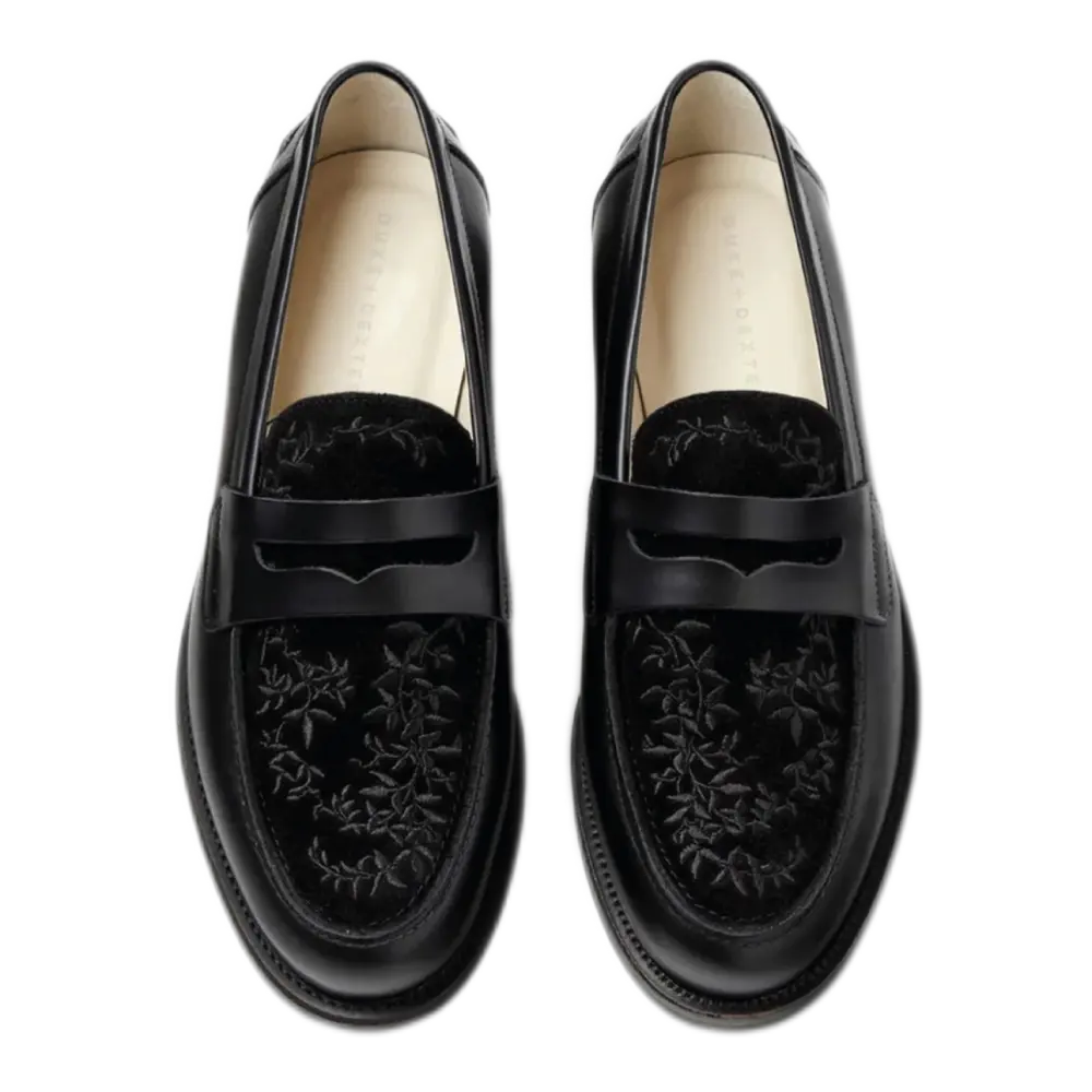 Wilde Black Vine Penny Loafer