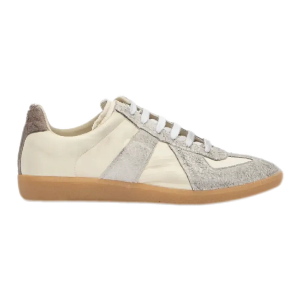 Replica Panelled Sneakers – Light Beige