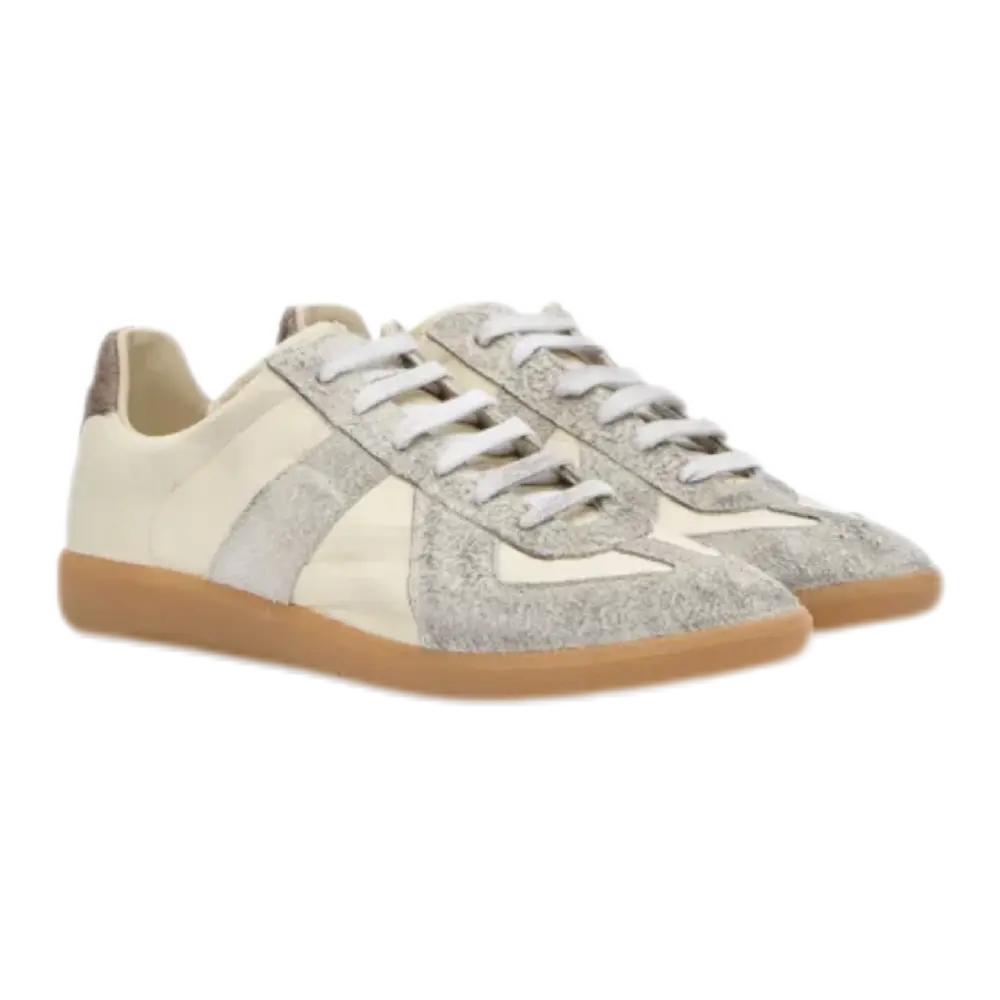 Replica Panelled Sneakers – Light Beige