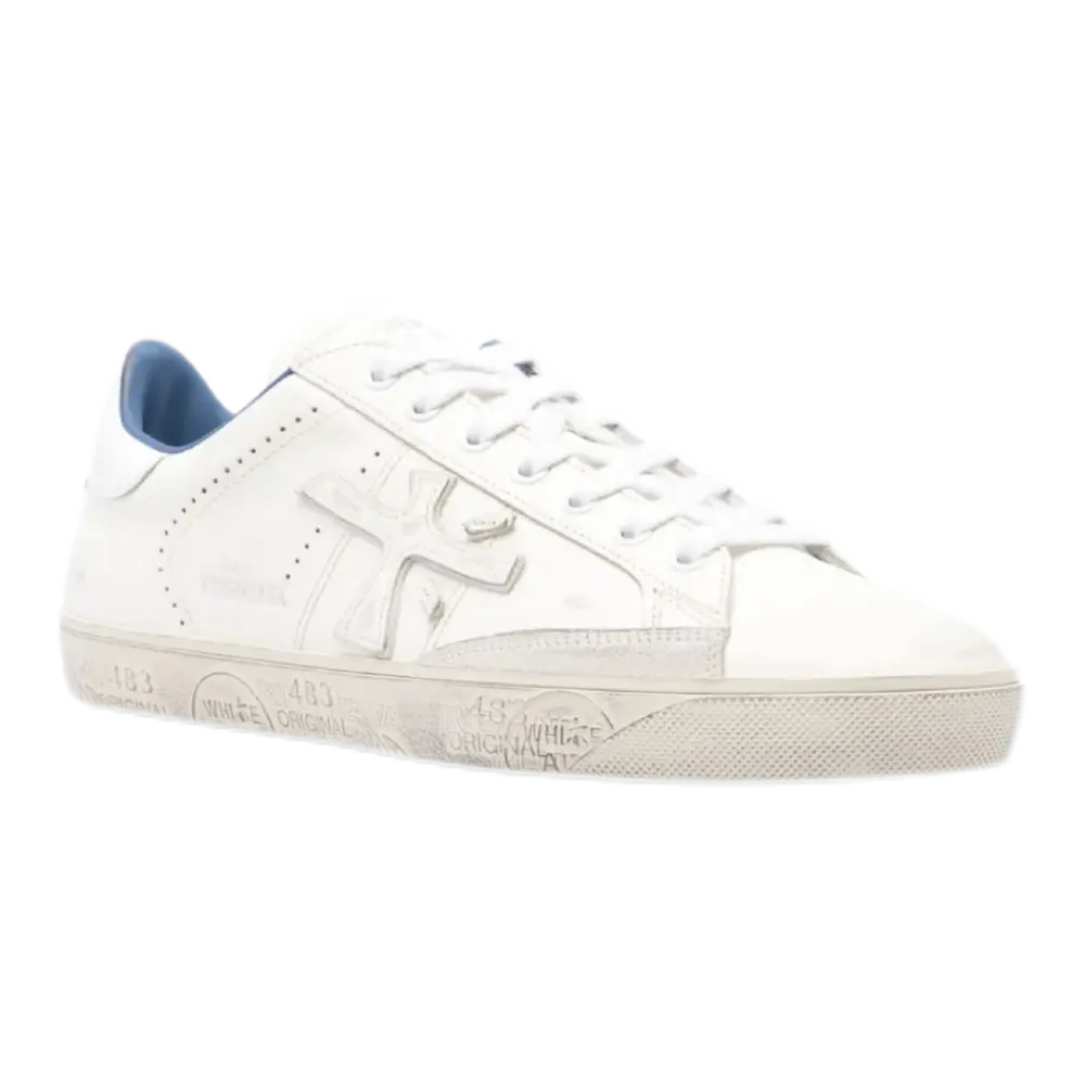 Sneakers – White Italian Leather Trainers
