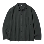 Milano Ribbed Shirt Collar Cardigan – Refined Minimalist Knit
