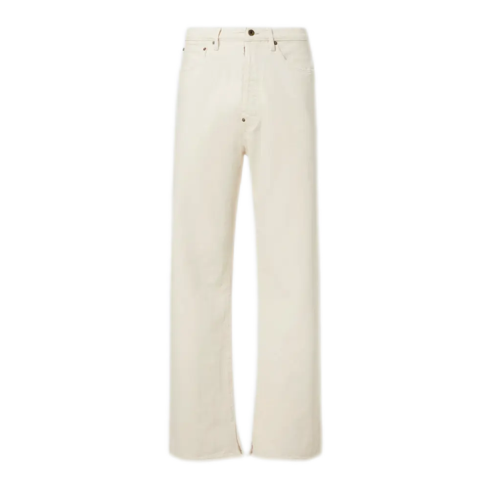 Buckle Jeans – Mid-Rise, Ecru, 100% Cotton
