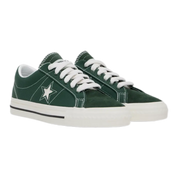One Star Pro Low Top Sneakers – Green Canvas & Suede