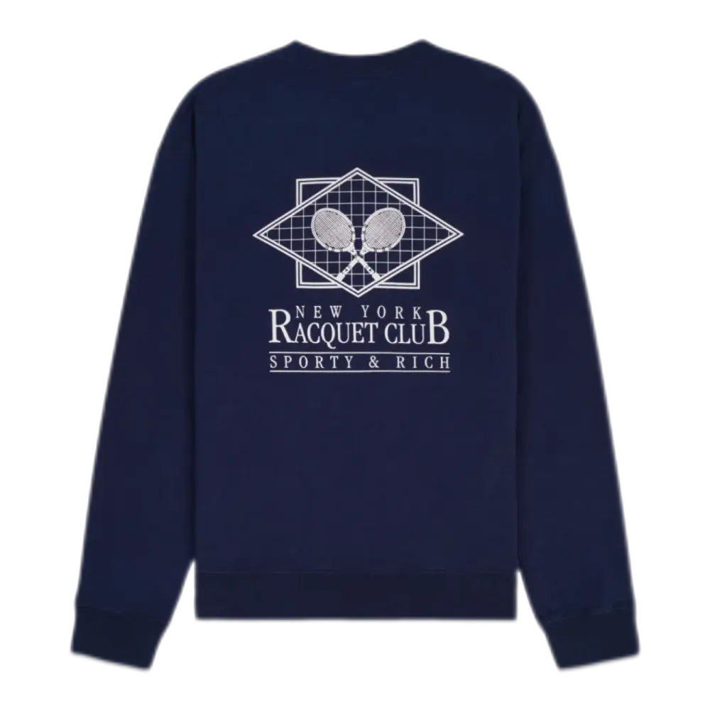 Logo-Print Sweatshirt – Navy Blue