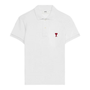 De Coeur Organic-Cotton Polo Shirt - Chalk White