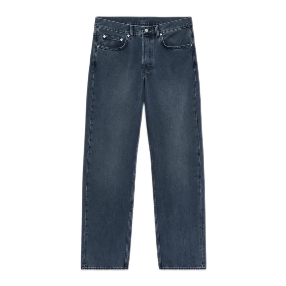 OCEAN LOOSE STRAIGHT JEANS - RELAXED MID-RISE DENIM