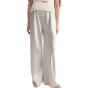 Bias Satin Pants Pearl