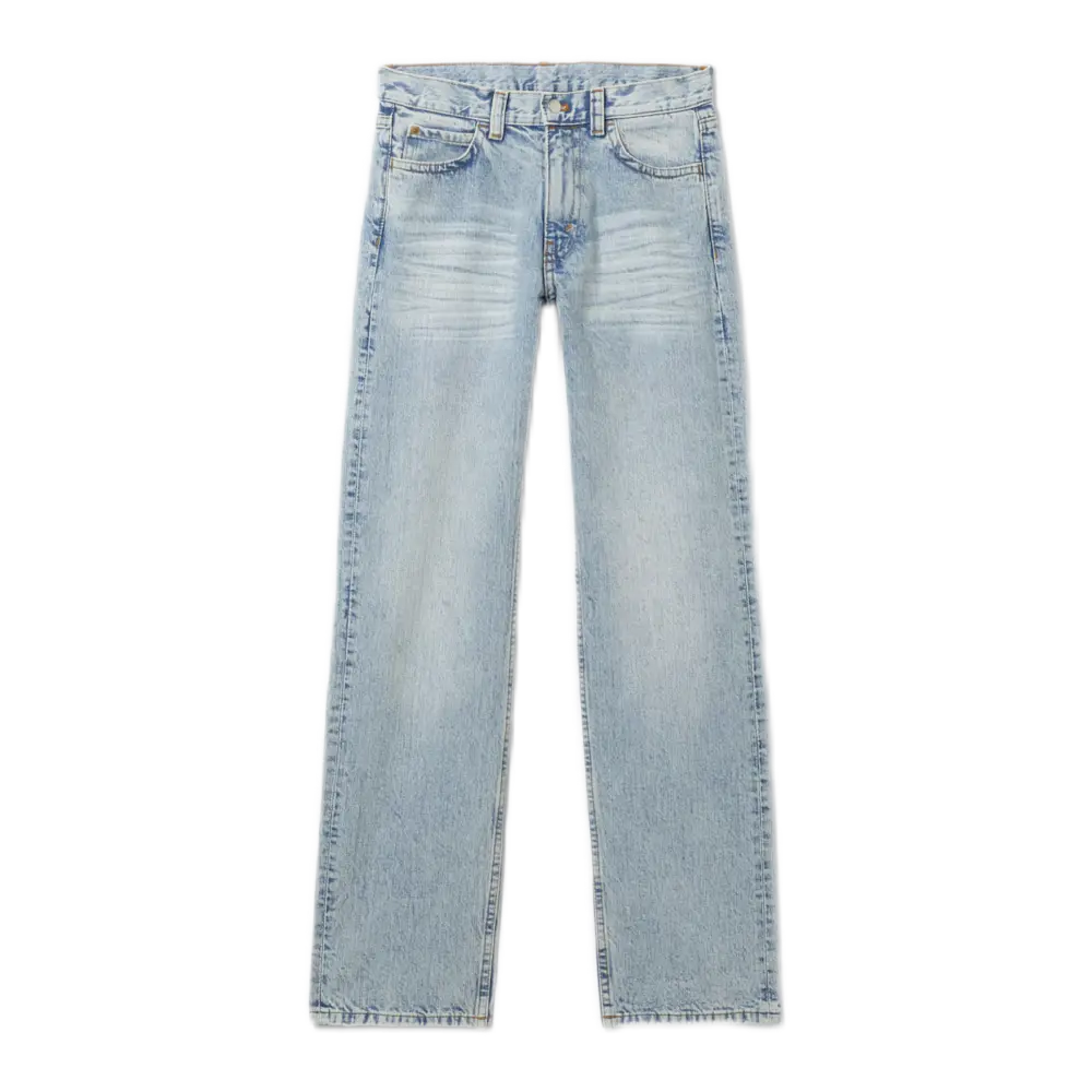 Low Waist Regular Straight Jeans
