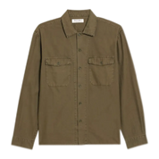 Cotton Lyocell Blend Shirt – Classic Collar & Chest Pocket Design