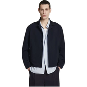 Collared Interlock Cotton-Jersey Jacket
