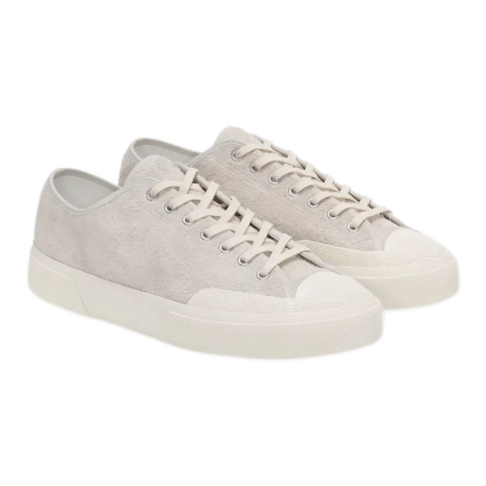 Works Hairy Suede Sneakers – White Milk/Off White