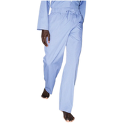 Striped Organic Cotton Pajama Bottoms – Blue/White