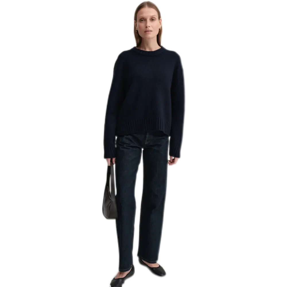 Cru Crewneck Sweater - Dark Blue
