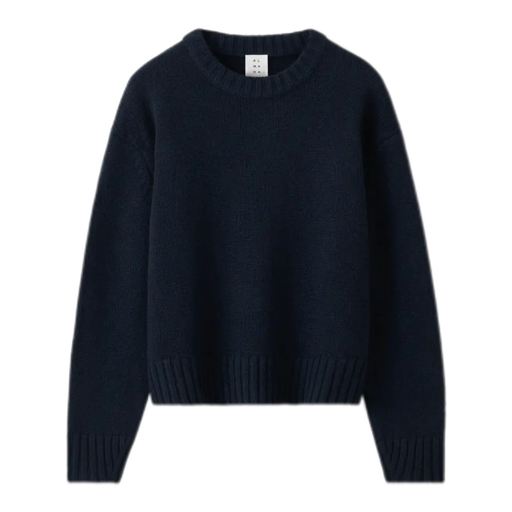Cru Crewneck Sweater - Dark Blue