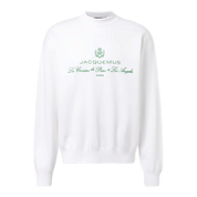 Venice Sweatshirt – White, Logo Embroidered, Made in Italy