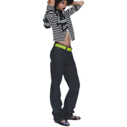Anti Unisex Low Waist Regular Straight Jeans – Rigid Cotton Denim