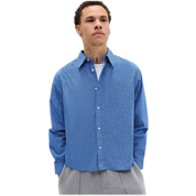 Boxy Fit Long Sleeve with Spread Collar