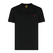 Logo-Embroidered Cotton T-Shirt - Classic Black