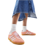 Adidas Originals Gazelle Indoor Sneakers in Light Pink