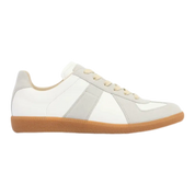 Replica Leather & Suede Low Top Sneakers - Off-White