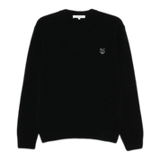 Fox-Motif Wool Sweater