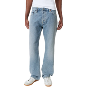 Meteor Low Rise Relaxed Straight Leg Jeans – Heavy Cotton Denim